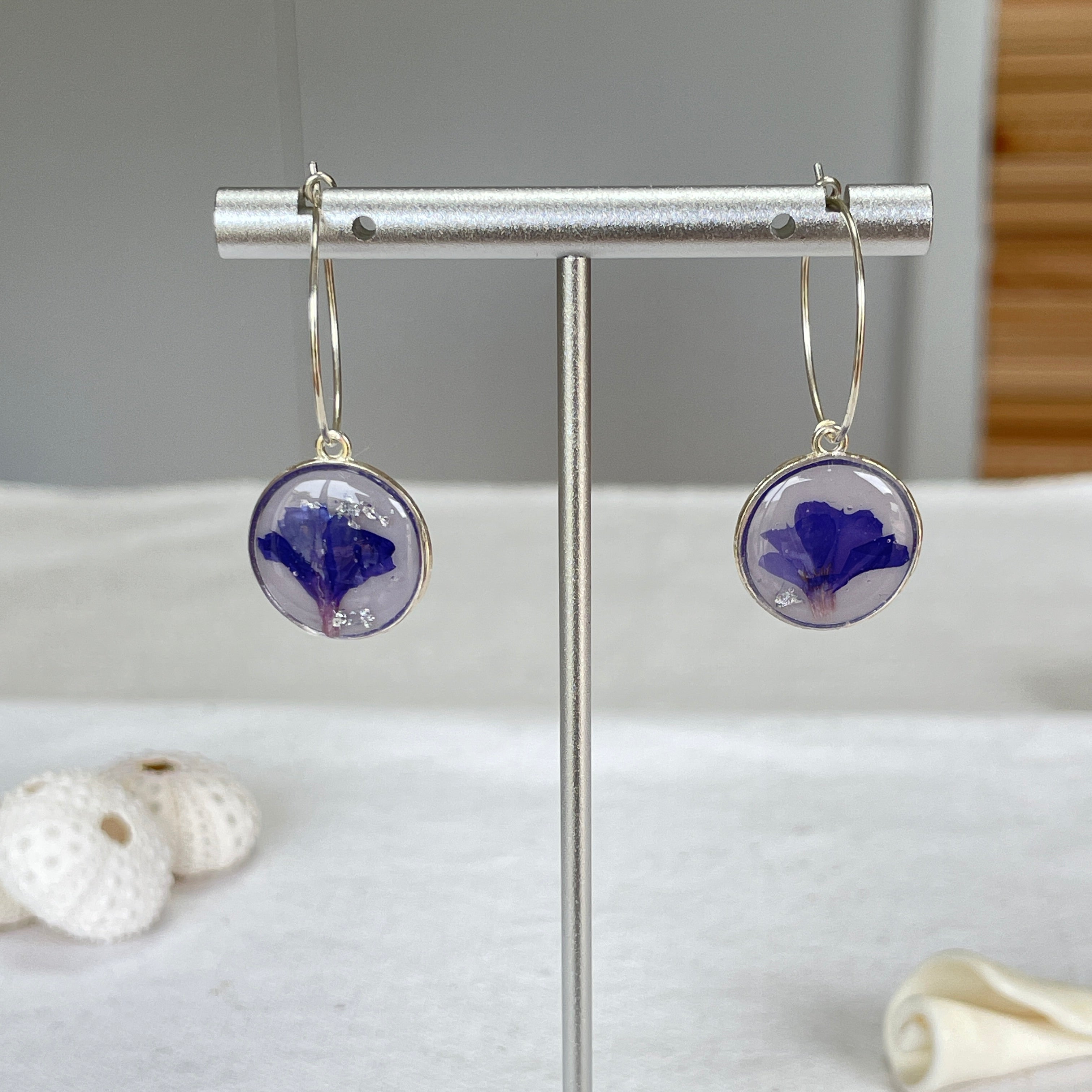 Boucles d'oreilles Halo Argent - Collection Chroma