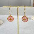 Boucles d'oreilles Halo Doré - Collection Chroma
