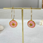 Boucles d'oreilles Halo Doré - Collection Chroma