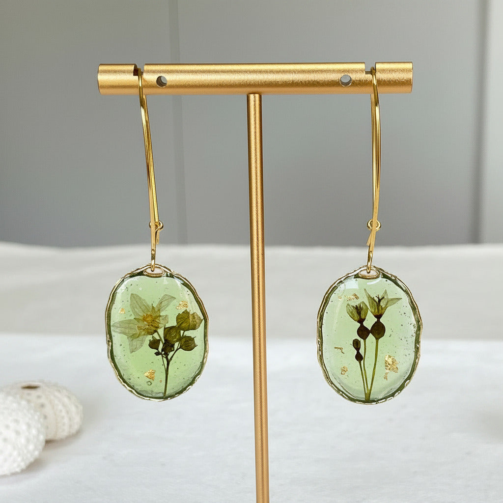 Boucles d'oreilles Zénith Doré - Collection Chroma