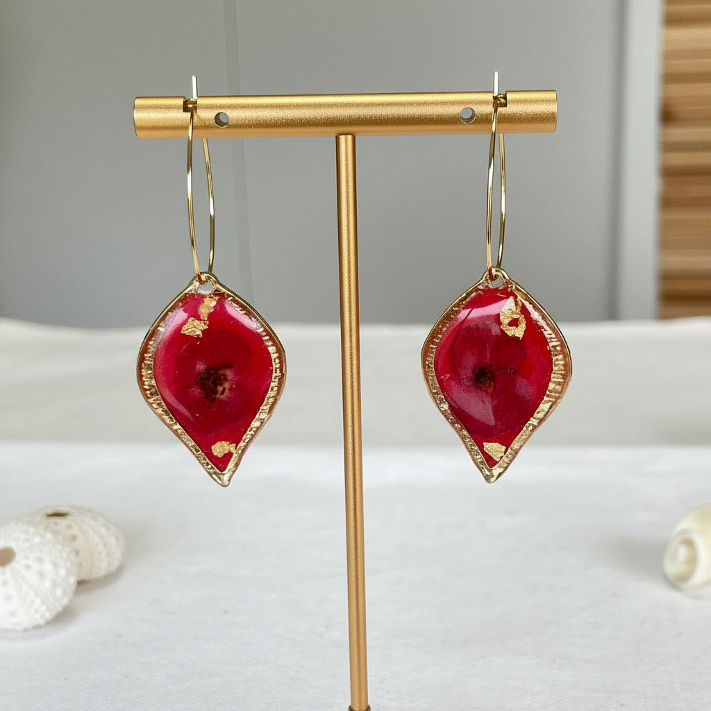 Boucles d'oreilles Halo Goutte - Collection Chroma
