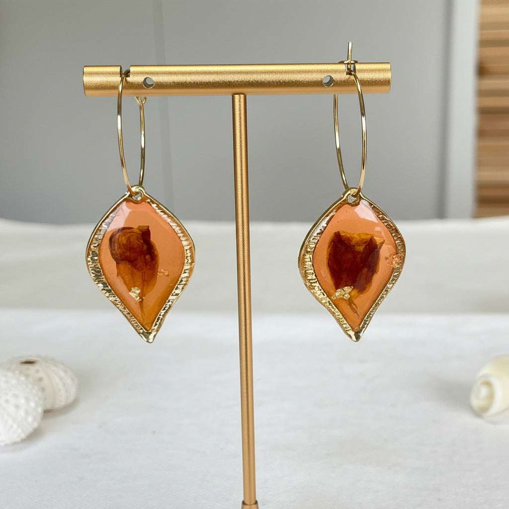 Boucles d'oreilles Halo Goutte - Collection Chroma