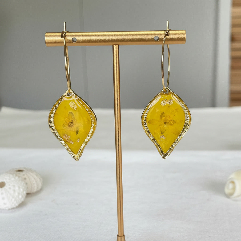 Boucles d'oreilles Halo Goutte - Collection Chroma