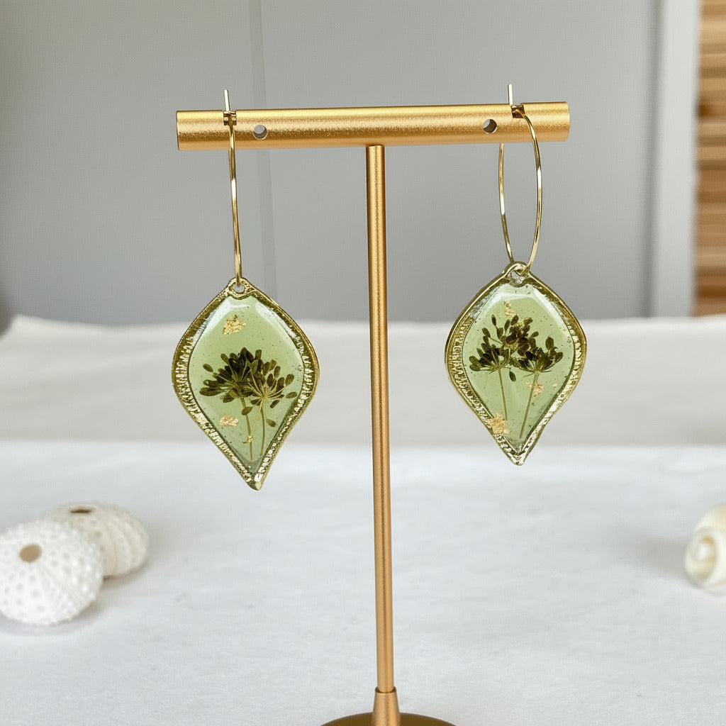 Boucles d'oreilles Halo Goutte - Collection Chroma