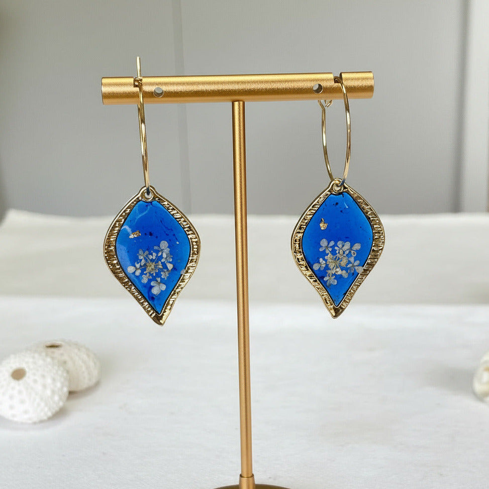 Boucles d'oreilles Halo Goutte - Collection Chroma