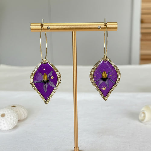 Boucles d'oreilles Halo Goutte - Collection Chroma