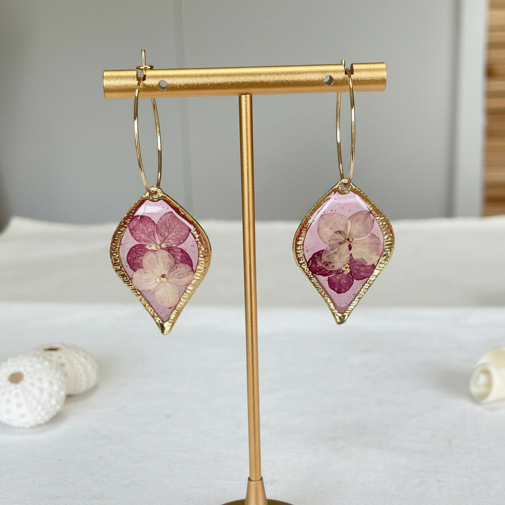 Boucles d'oreilles Halo Goutte - Collection Chroma