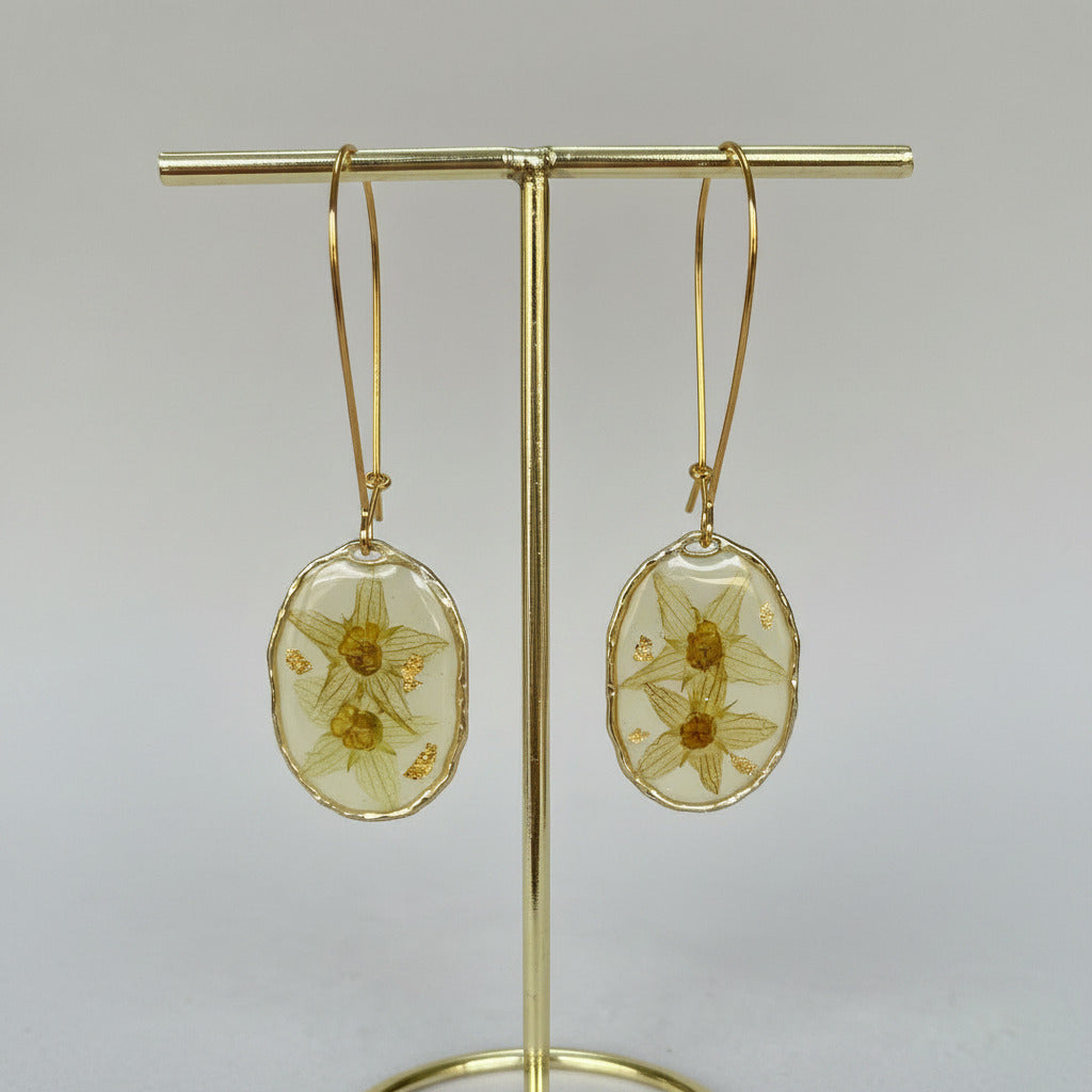 Boucles d'oreilles Zénith Doré - Collection Chroma