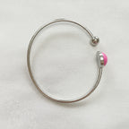 Bracelet jonc ajustable "Lumière pure" - Collection Chroma