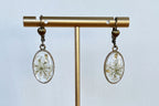 Boucles d'oreilles - Blanche (Carotte sauvage)