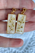 Boucles d'oreilles dorées - Euphorbe
