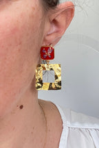 Clous carrés Rouge vif