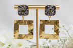 Clous carrés Bleu tanzanite