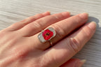 Bague argentée Epine du Christ