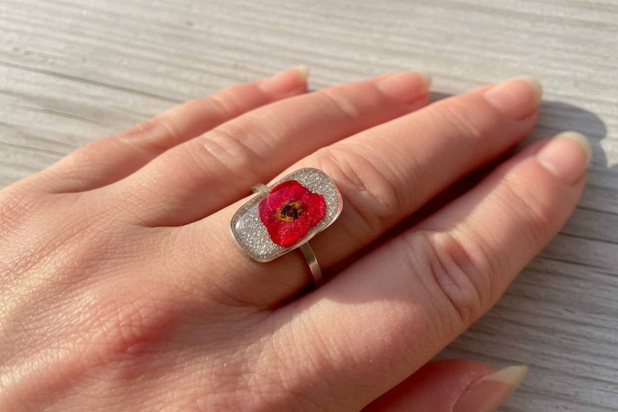 Bague argentée Epine du Christ