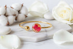 Bracelet jonc doré - Epine du Christ