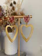Clous coeurs doubles