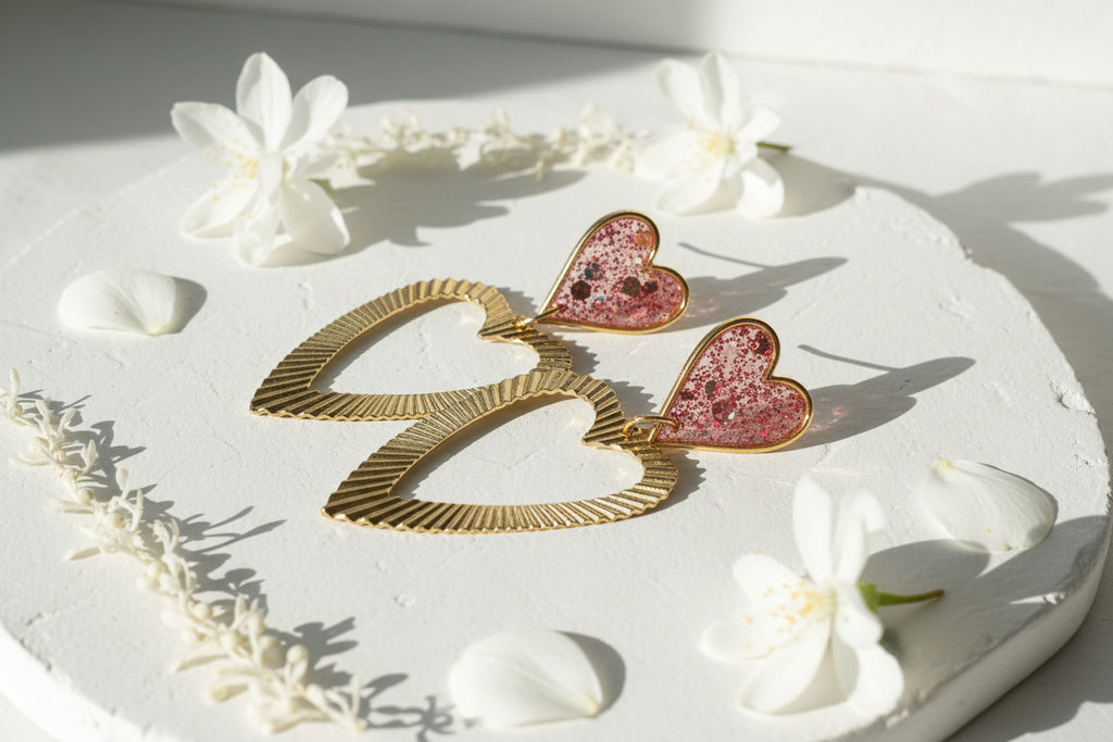 Clous coeurs doubles