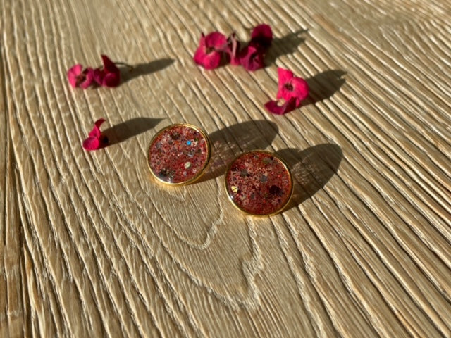 Clous dorés ronds Paillettes