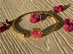 Bracelet jonc doré - Epine du Christ