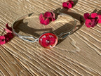 Bracelet jonc argenté rigide - Epine du Christ
