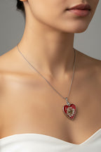 Collier pendentif coeur – Alysse & Rouge