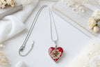 Collier pendentif coeur – Alysse & Rouge