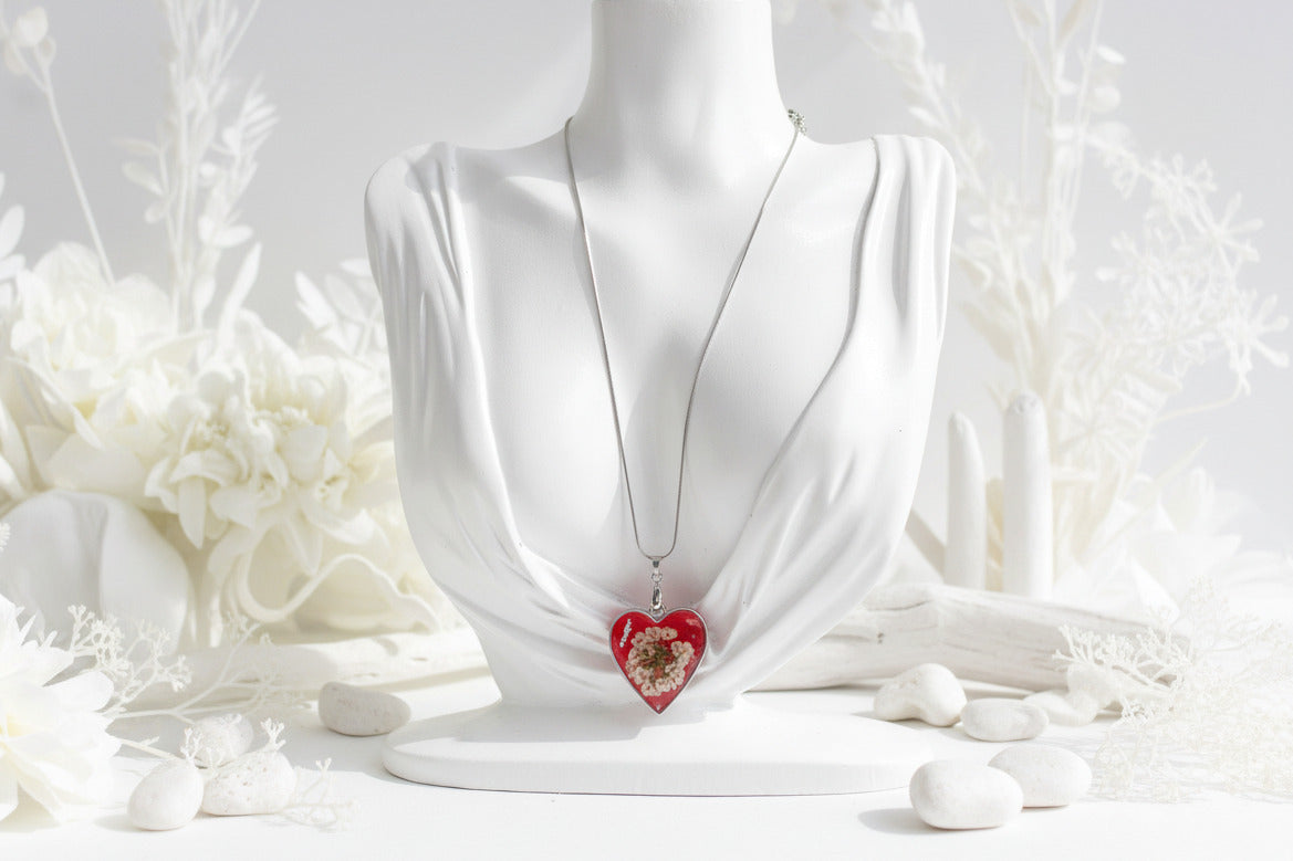 Collier pendentif coeur – Alysse & Rouge