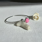 Bracelet jonc ajustable "Lumière pure" - Collection Chroma