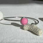 Bracelet jonc ajustable "Lumière pure" - Collection Chroma