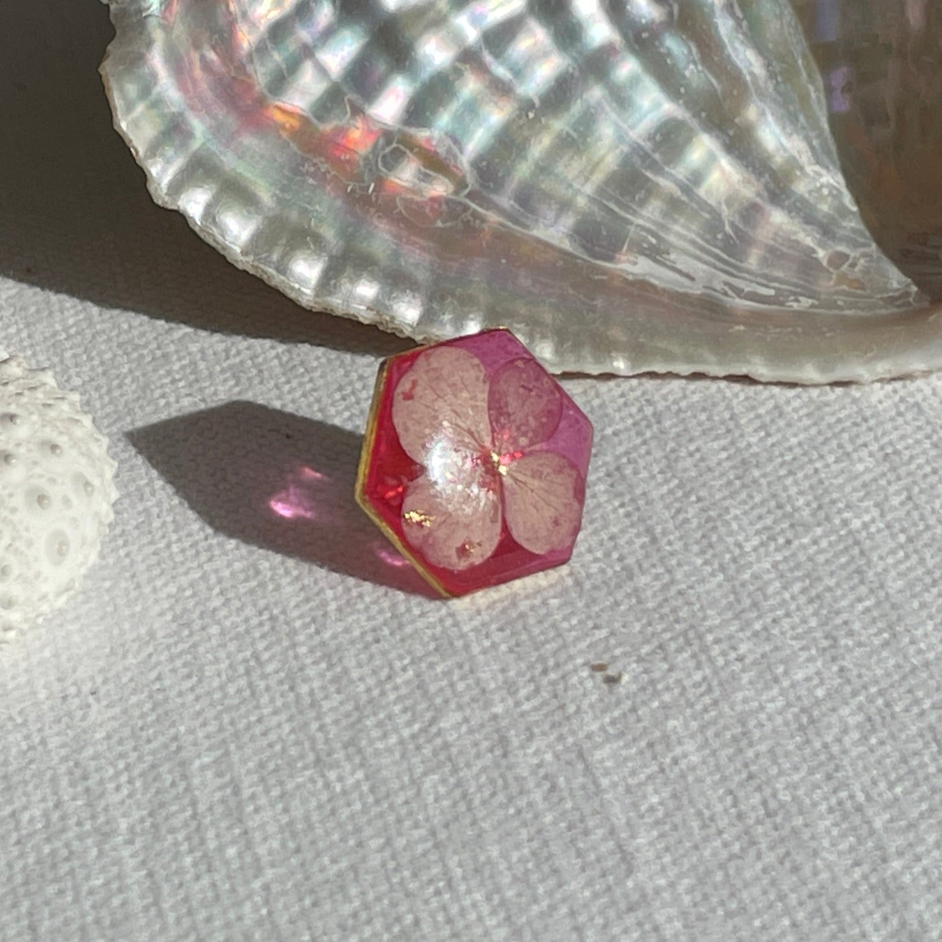 Pin’s botaniques Dorés – Collection Chroma