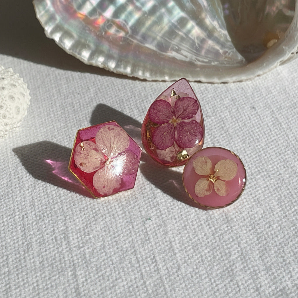 Pin’s botaniques Dorés – Collection Chroma