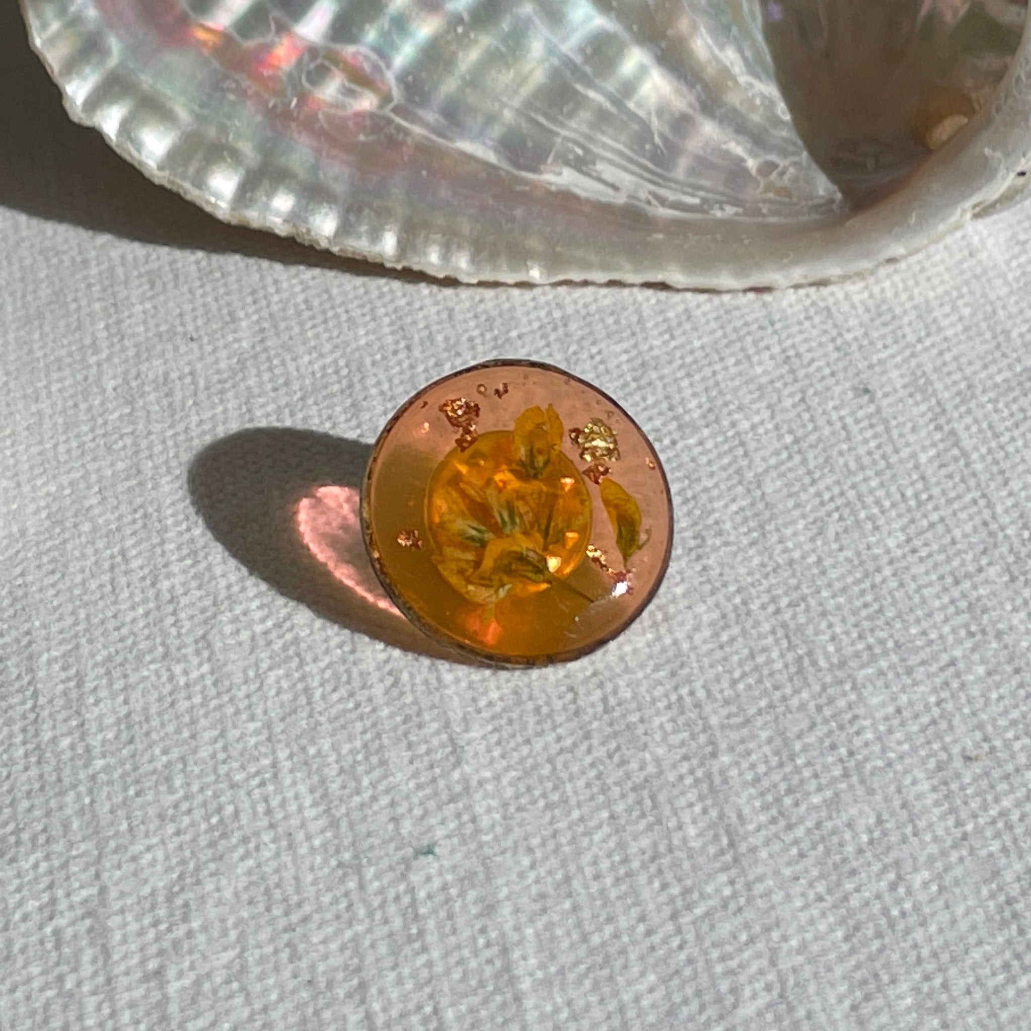 Pin’s botaniques Dorés – Collection Chroma