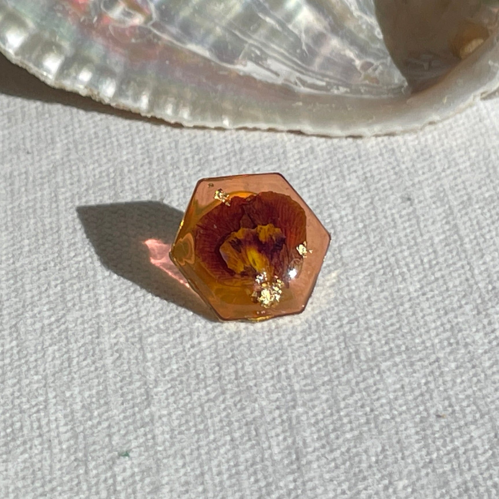 Pin’s botaniques Dorés – Collection Chroma