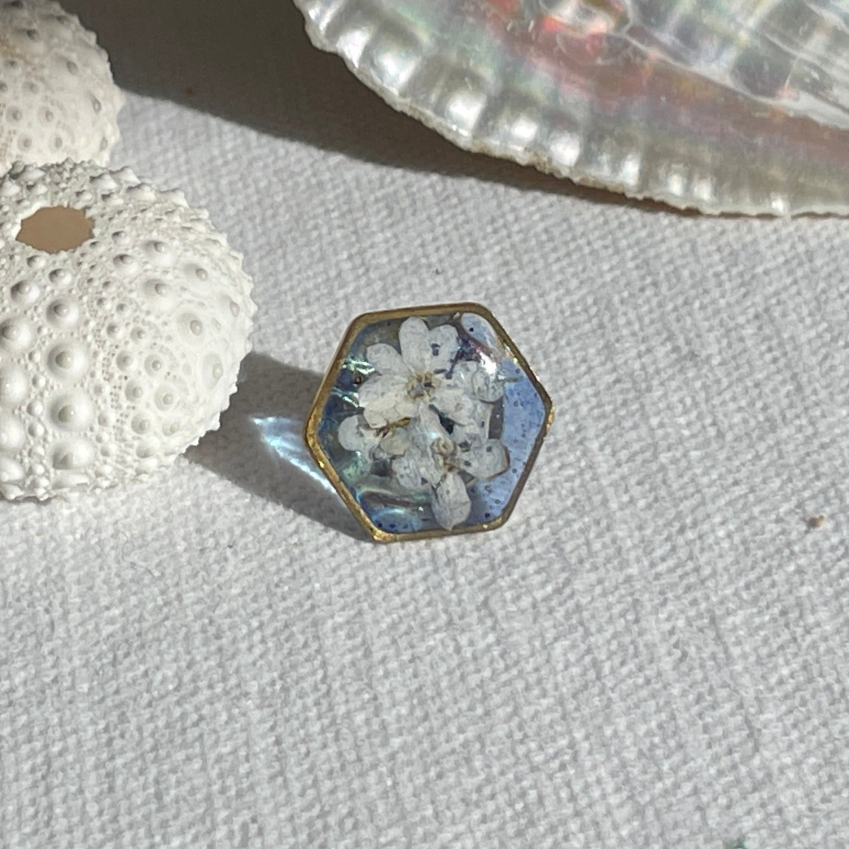 Pin’s botaniques Dorés – Collection Chroma