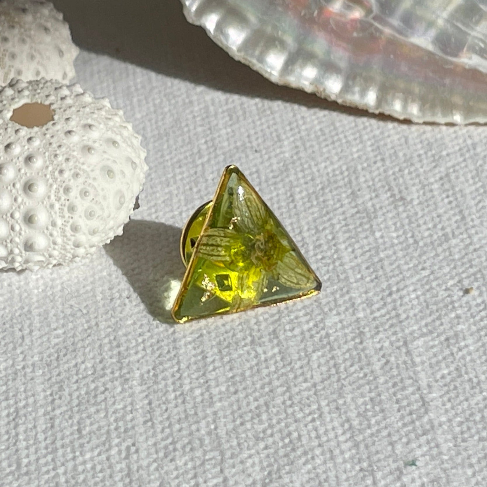 Pin’s botaniques Dorés – Collection Chroma