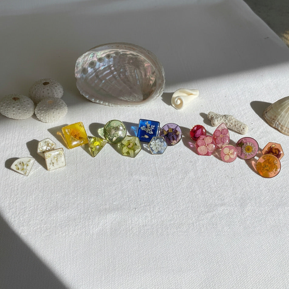 Pin’s botaniques Dorés – Collection Chroma