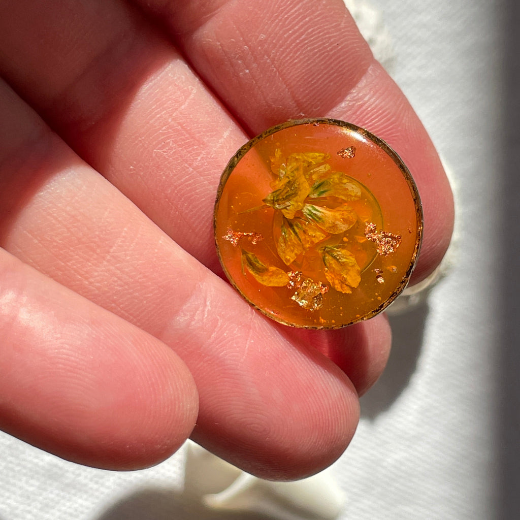 Pin’s botaniques Dorés – Collection Chroma