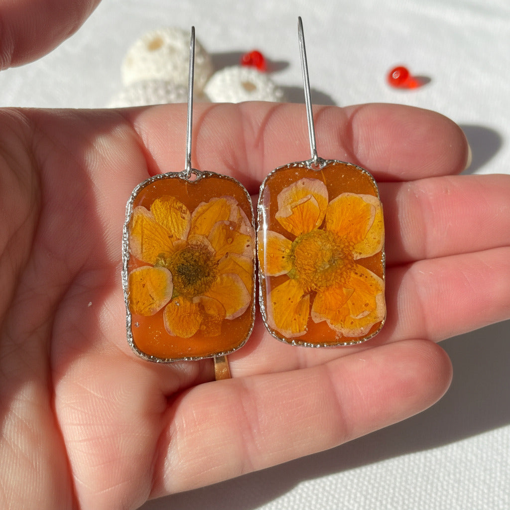 Boucles d'oreilles Zénith Argenté - Collection Chroma