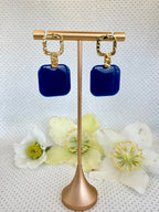 Clous géométriques martelés Bleus & Dorés