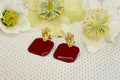 Clous feuilles Rouge foncé