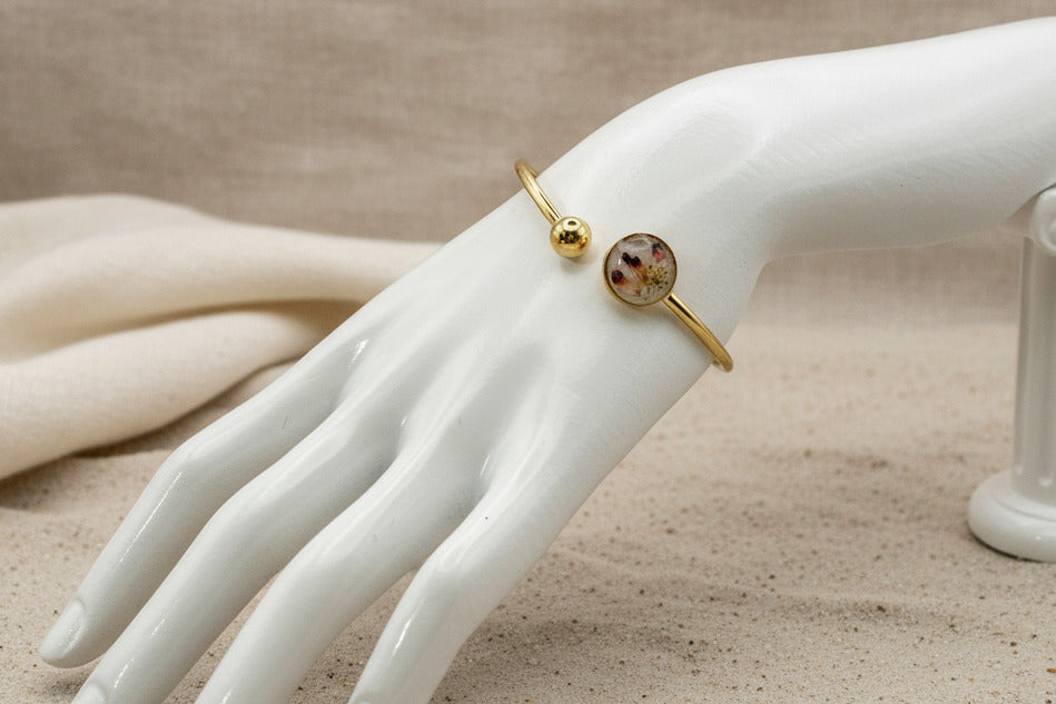 Bracelet jonc - Bruyère