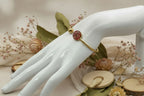 Bracelet jonc - Carotte sauvage (rouge)