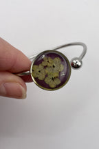 Bracelet jonc - Boule de neige