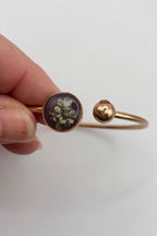 Bracelet jonc - Carotte sauvage & Prune