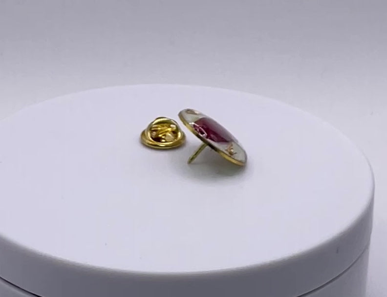 Pin’s – Coquelicot & Vert d’eau