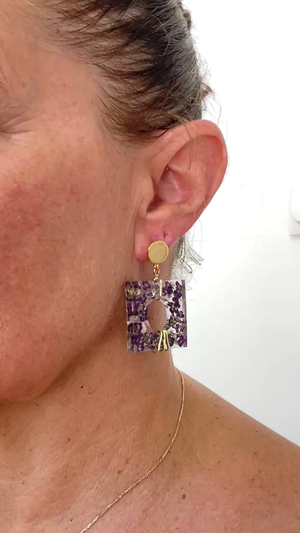 ◐ Boucles d’oreilles Éclipse - Dorées
