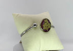 Bracelet jonc - Boule de neige